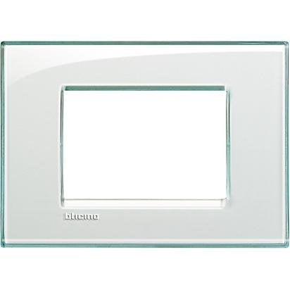 Bticino Living Light placca quadra 3 moduli