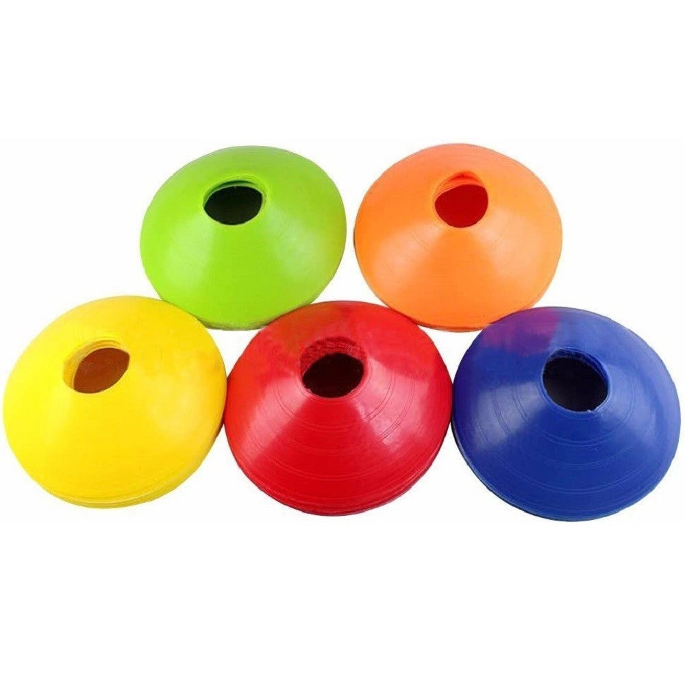 Trade Shop - Confezione Da 10 Pezzi Coni A Disco Per Il Calcio Basket Agility Formazione -