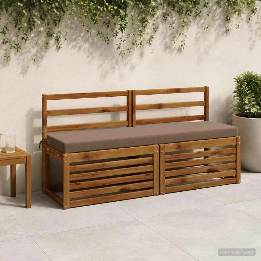 Cuscini per Panchina a 2 Pezzi SOEST 2 pz 100% Poliestere 949897