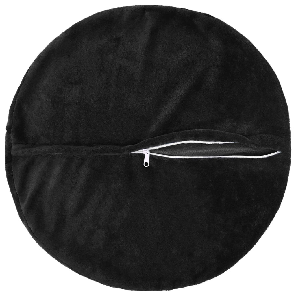 Federa 6 pcs HEERLEN Nero Ø 40 cm Flanella 922456