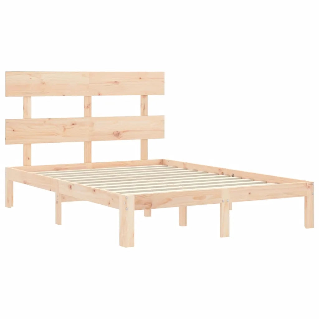 Giroletto senza Materasso 140x200 cm in Legno Massello di Pino 3193531