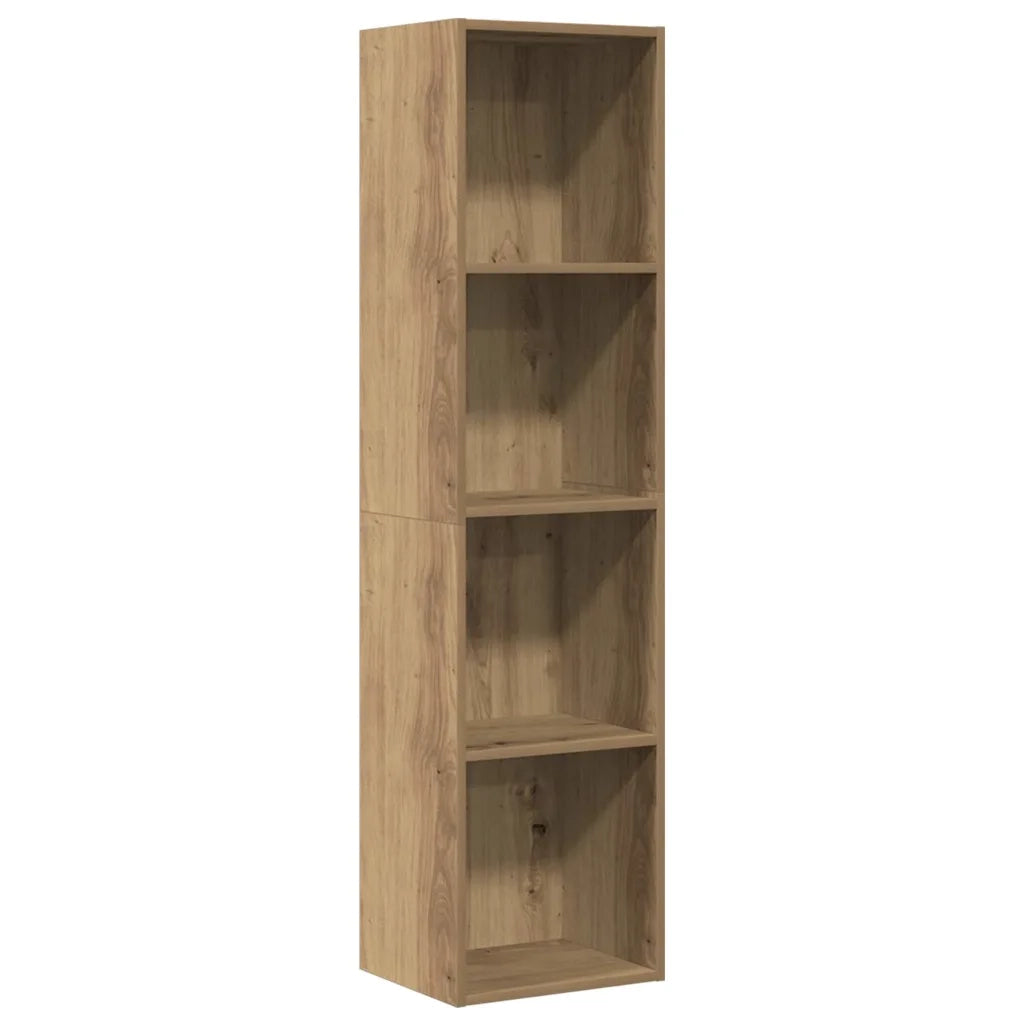 Libreria-Mobile TV Rovere Artigianale 36x30x143 cm Truciolato