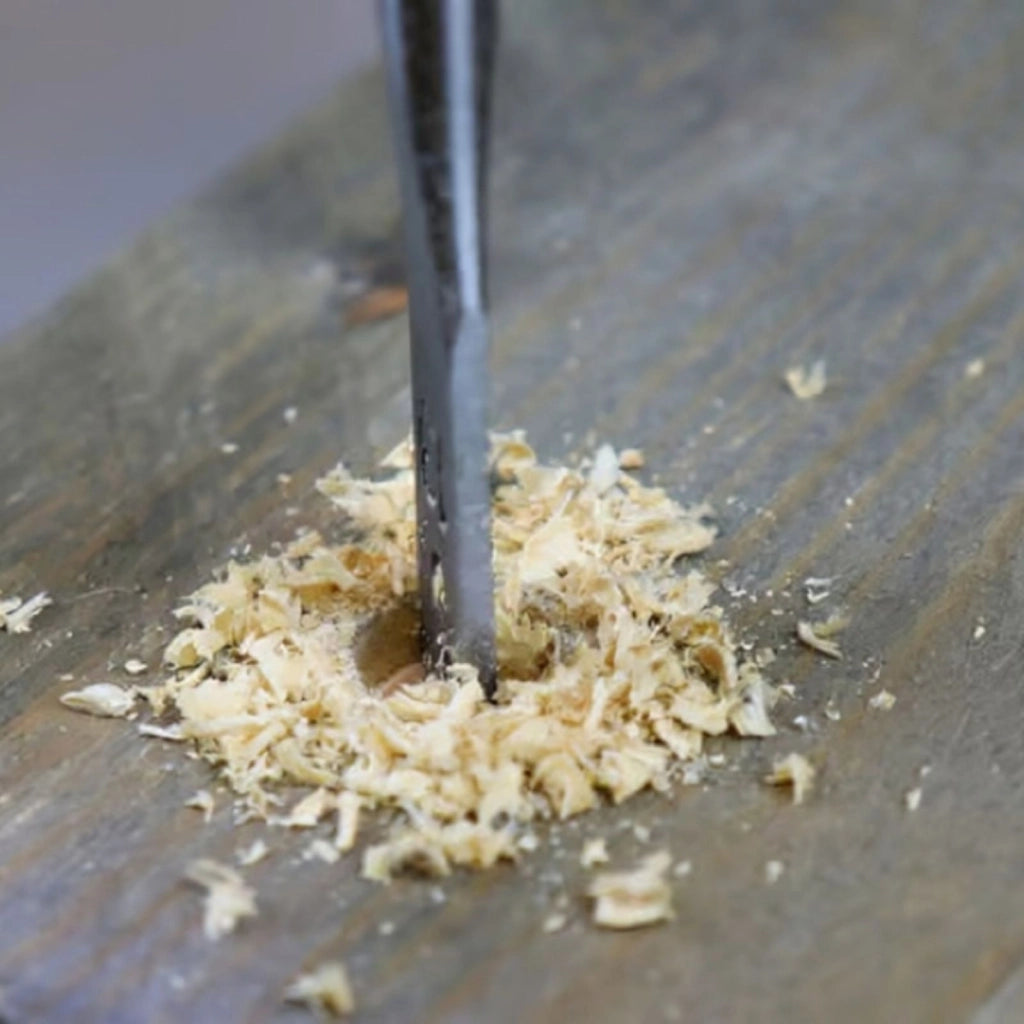 Set 6 Punte Piatte a Lancia Mecchie 10-25mm per Legno Cartongesso Gambo 1/4"