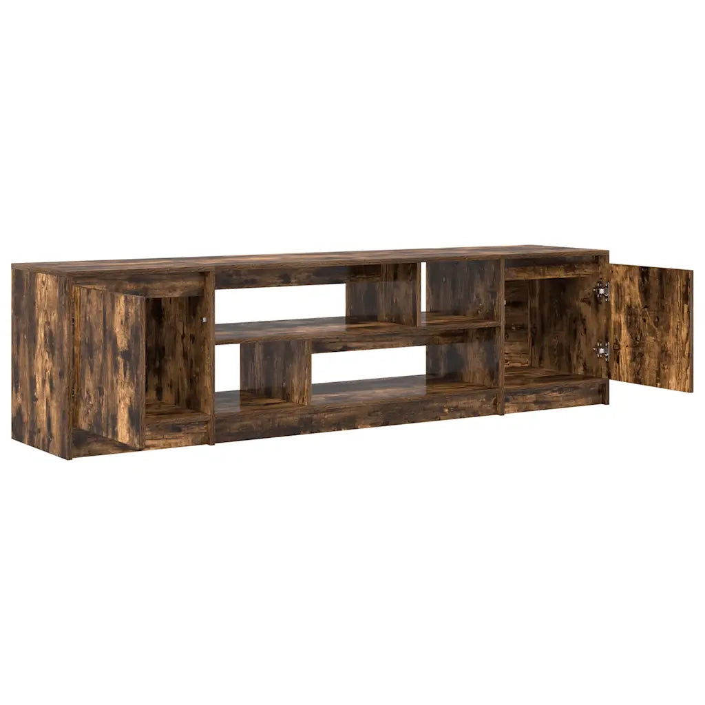 vidaXL Mobile Porta TV Rovere Fumo 188,5x41x50 cm in Legno Multistrato