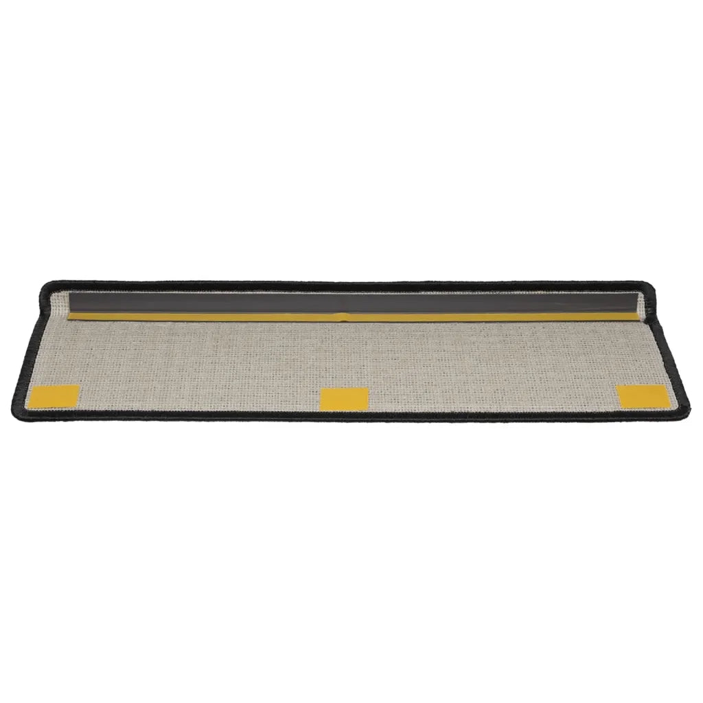 Tappetini per Scale 10 pz 65x21x4 cm Neri