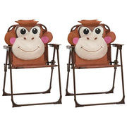Set da Bistrot da Giardino | Set Salotto da Giardino per Bambini con Ombrellone Marrone