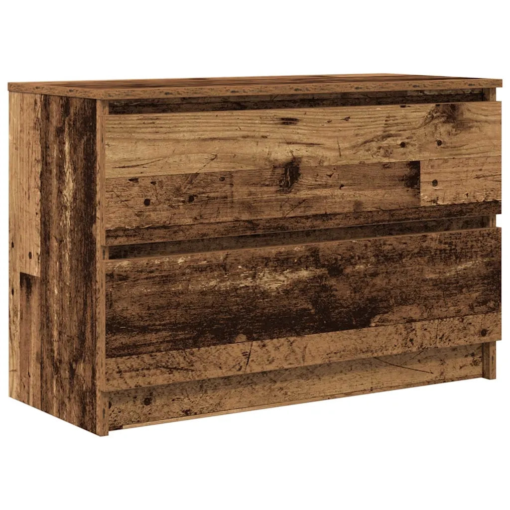 Mobile Porta TV Legno Antico 80x35x54 cm in Legno Multistrato 861794