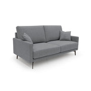 Saturno Divano moderno in tessuto morbido impermeabile T03 140 cm grigio
