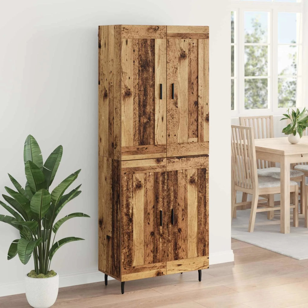 Credenza 2 pcs Legno vecchio Legno multistrato 3415721