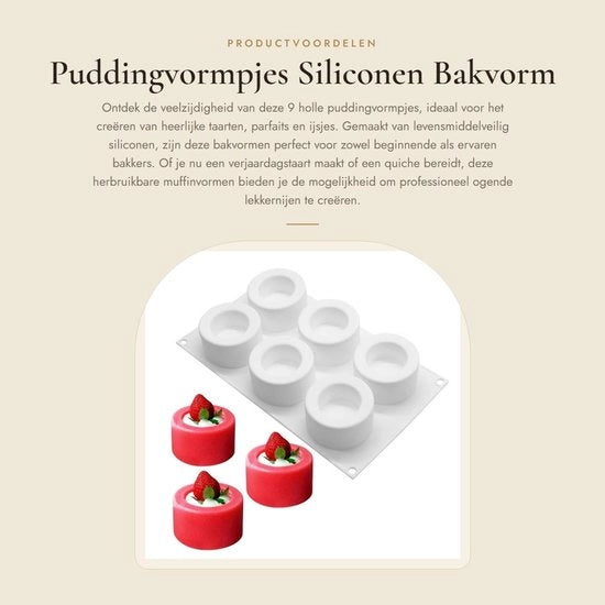 Set di 9 forme per muffin e torta in silicone - sicure per alimenti - dimensioni 29,4 x 17 x 4,3 cm