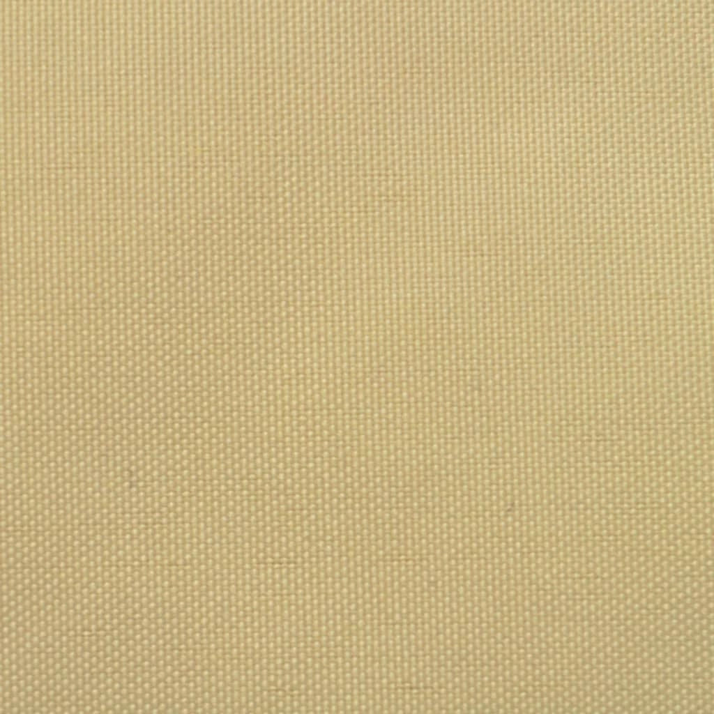 Vela ombreggiante triangolare in tessuto Oxford 5 x 5 x 5 m beige 02_0008673