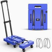Carrello pieghevole a 6 ruote con capacità di 225 kg