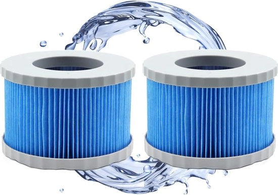 Filtro per vasca idromassaggio sostitutivo per vasche idromassaggio gonfiabili (2 pezzi)