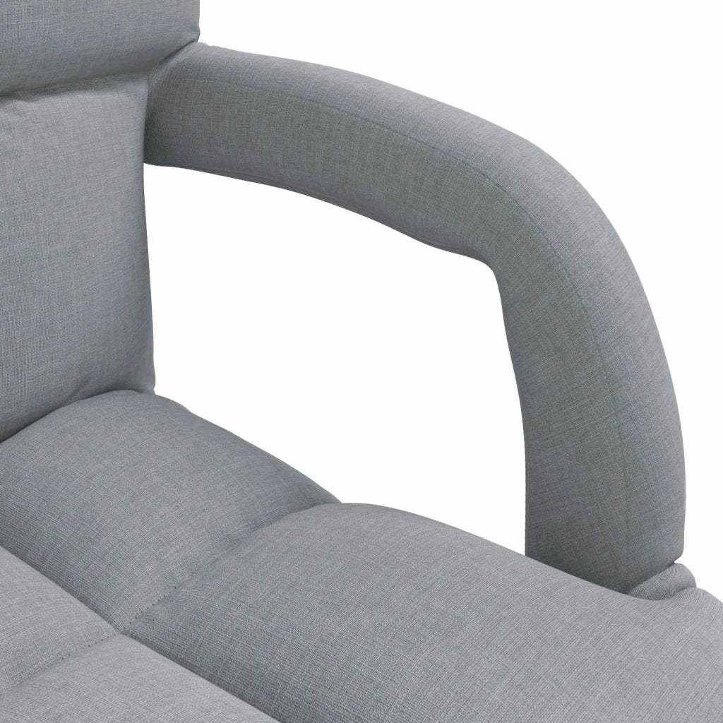 Sedia a pavimento regolabile Grigio Chiaro 58 x 62 x 58 cm 42028125
