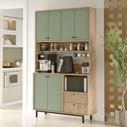 Madia Pianella, Credenza 2 Cassetti, 120x36x205h cm Verde
