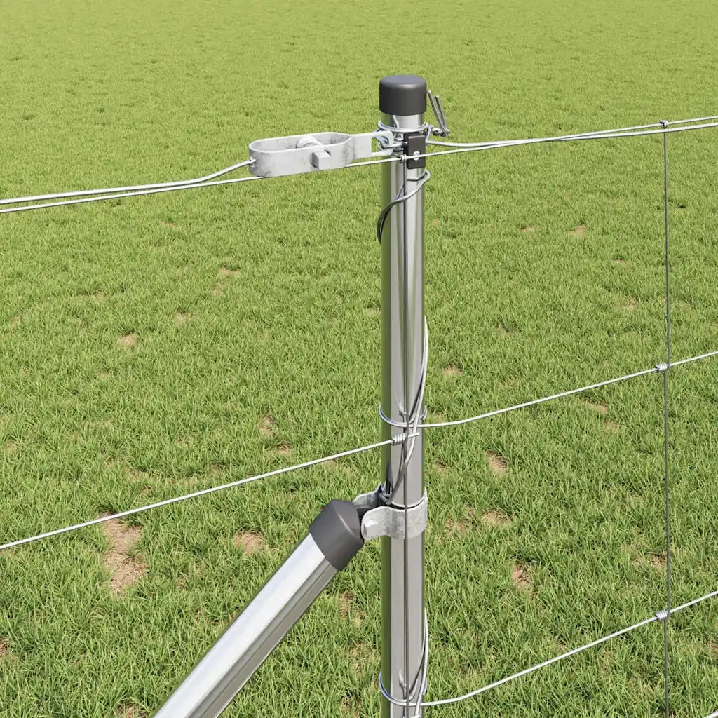 Palo della recinzione Zincato 50 x 1 m Acciaio