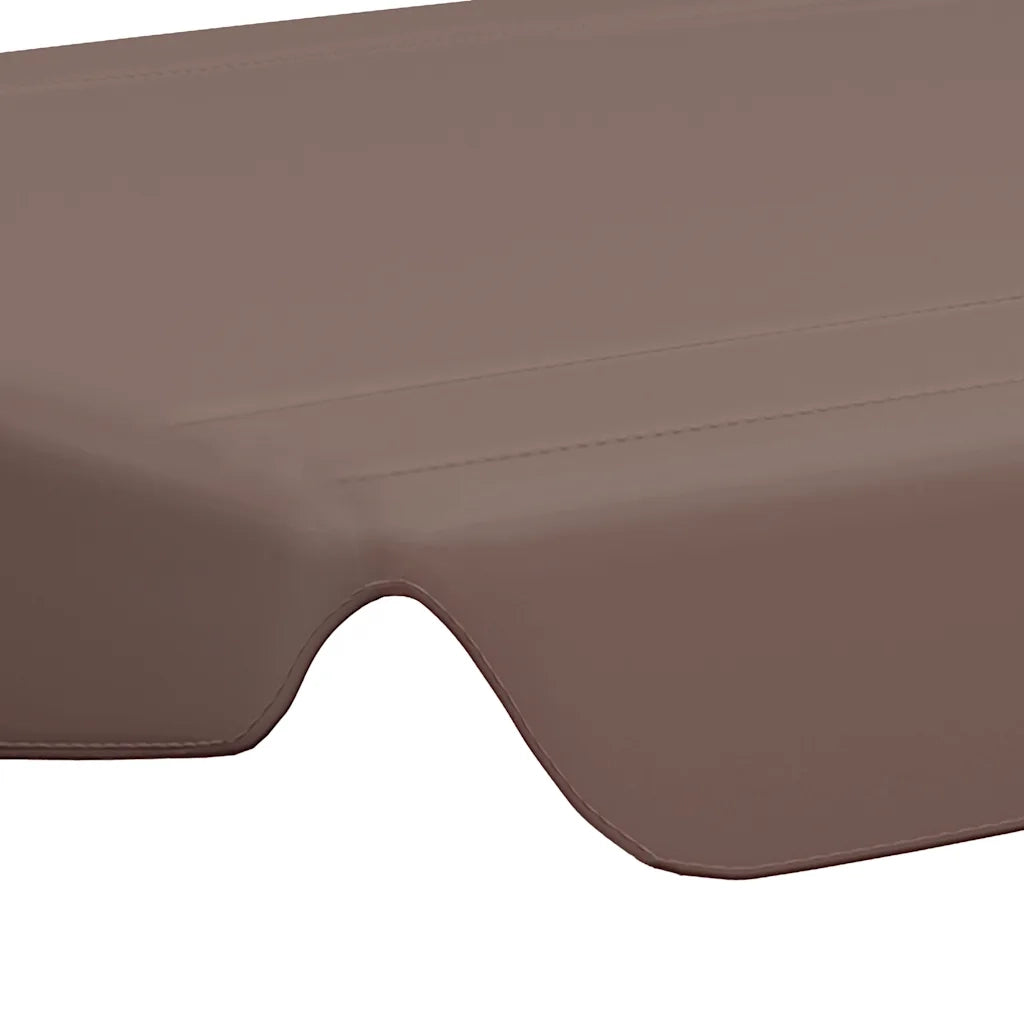 Baldacchino per Dondolo Giardino Marrone 150/130x105/70 cm CFW8776940