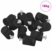 Maniglie per Armadi 968 pz Nero Ferro CFW4820974