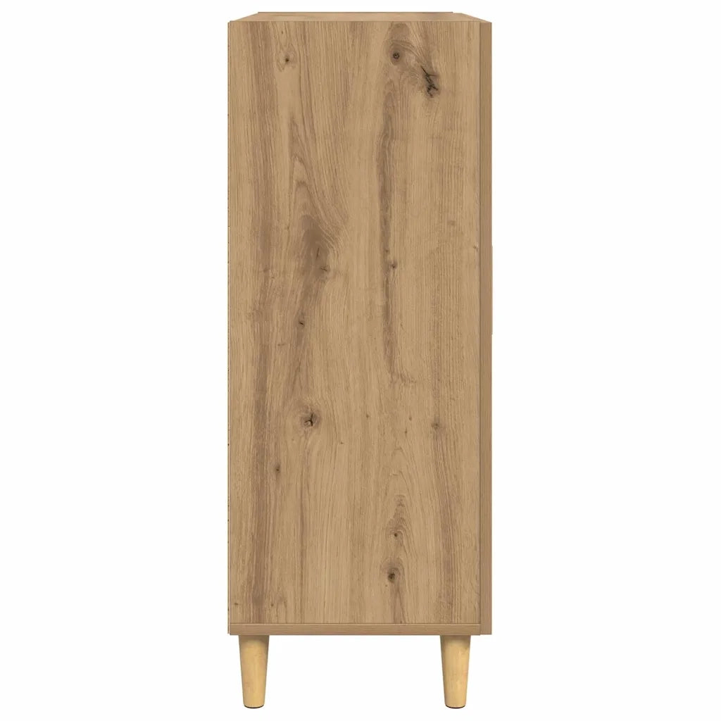 Credenza-Buffet-Armadio da cucina rovere artigianale 34 x 69.5 x 90 cm Legno multistrato
