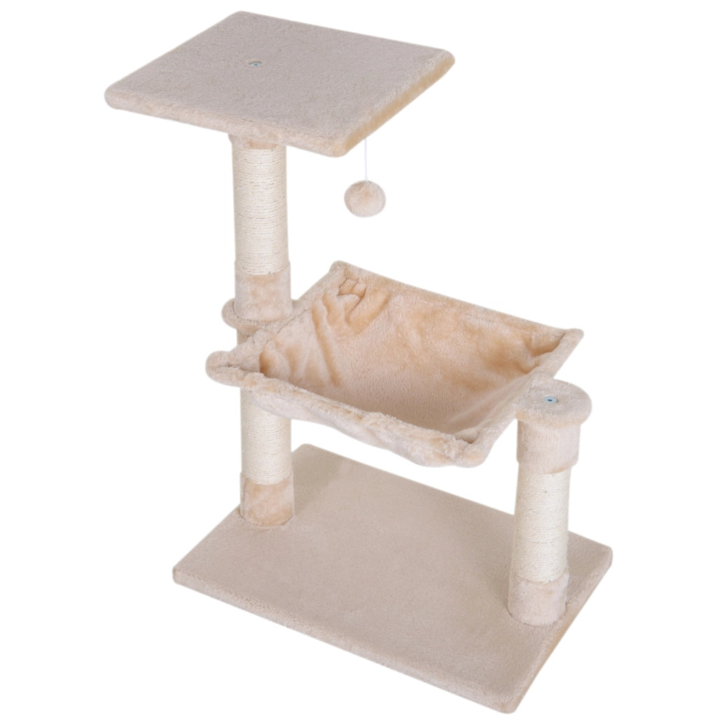 Albero tiragraffi per gatti ¨C zephmum ¨C beige 70 cm