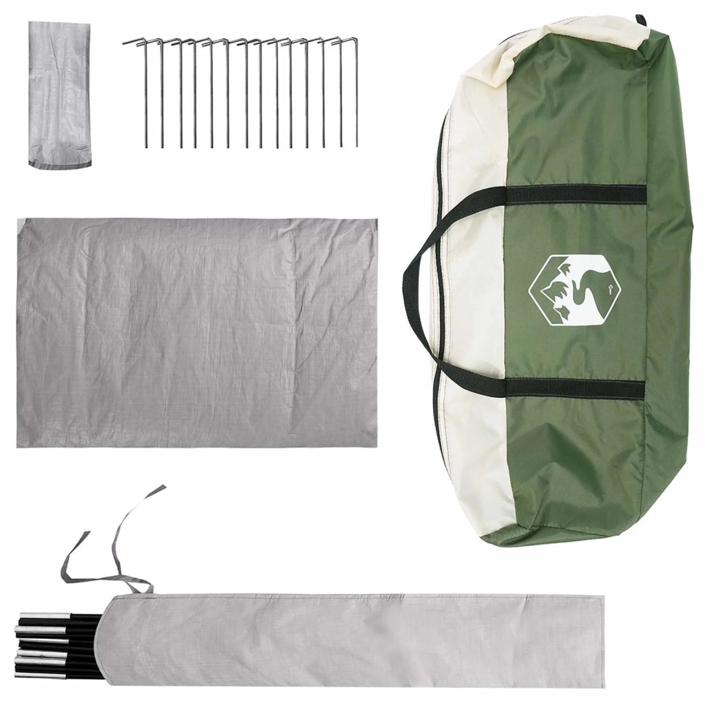 Tenda Capanna con tetto Verde 210 x 210 x 138 cm Poliestere 42028505