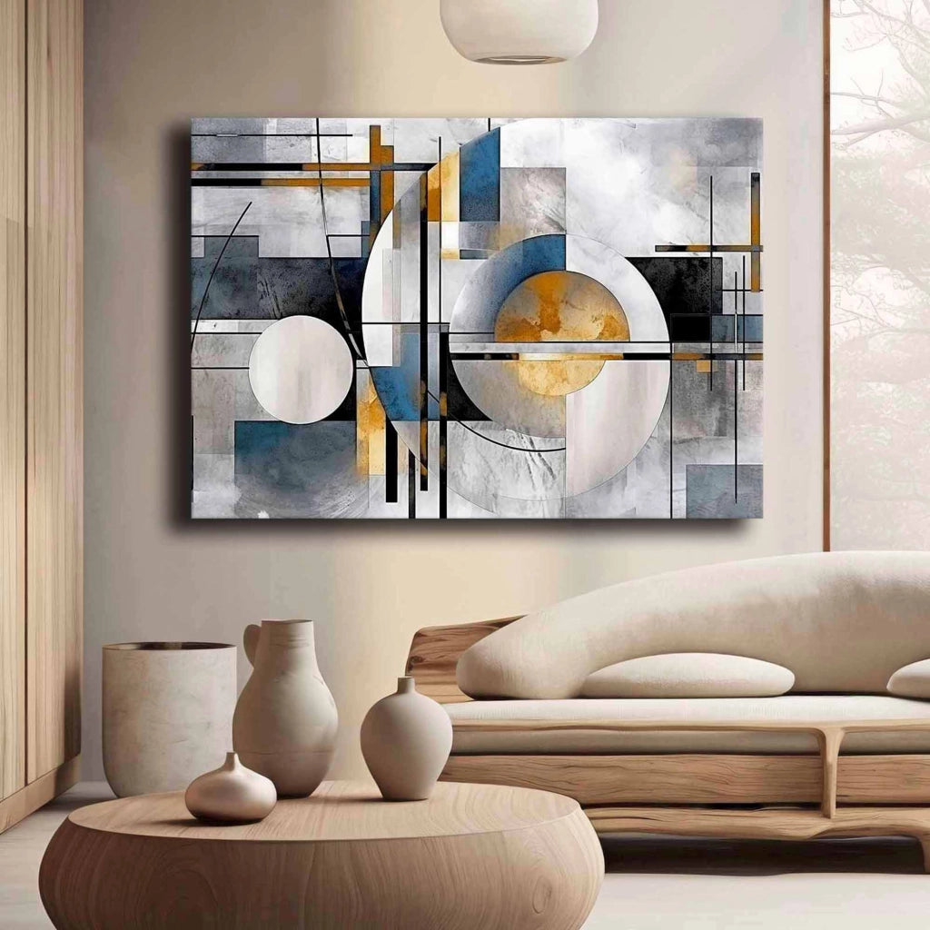 Nahate, Quadro Materiale Struttura in Tessuto, 70x100h cm Multicolore