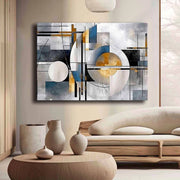 Nahate, Quadro Materiale Struttura in Tessuto, 70x100h cm Multicolore