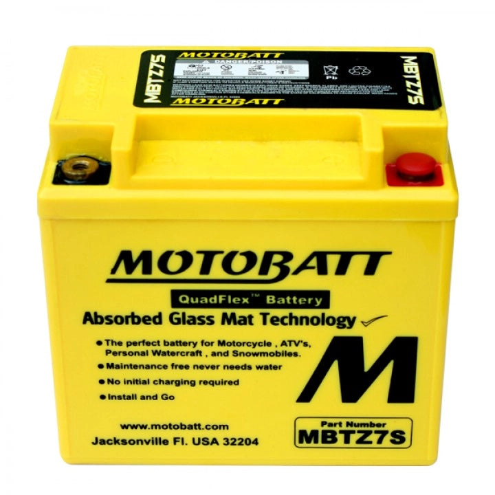 BATTERIA MOTOBATT AGM MBTZ7S 12V 6Ah BQ033