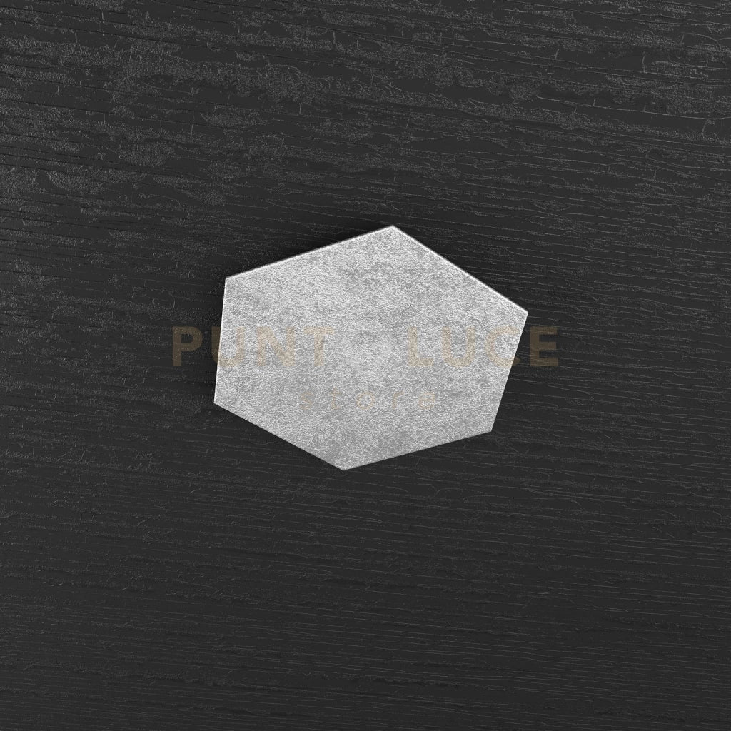HEXAGON APPLIQUE-PLAFONIERA DECORATIVO FOGLIA ARGENTO 1142-1D-FA