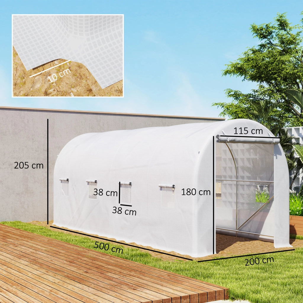 Serra Tunnel 500x200x205 cm ¨C zephmum ¨C Bianco