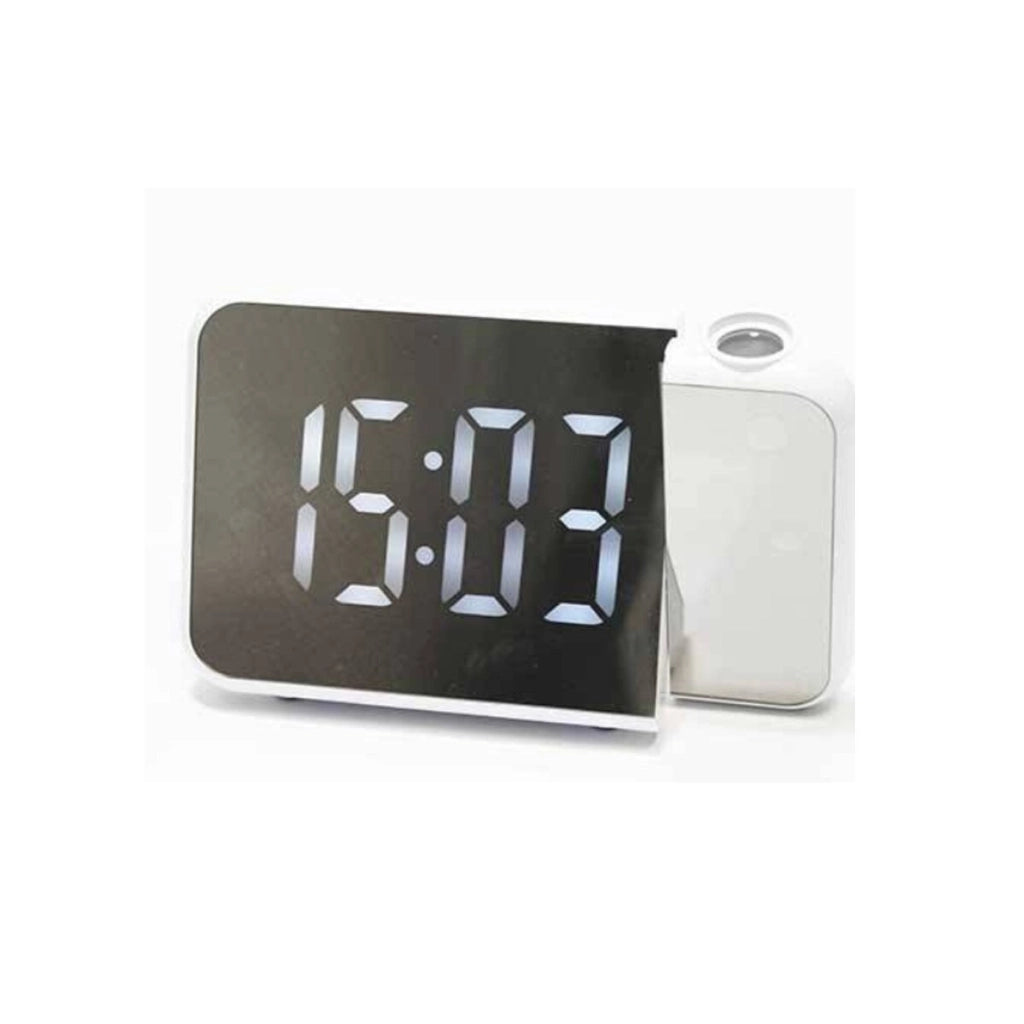 OROLOGIO SVEGLIA DIGITALE PROIETTORE ORARIO DISPLAY LED SPECCHIO ALLARME DS8590L