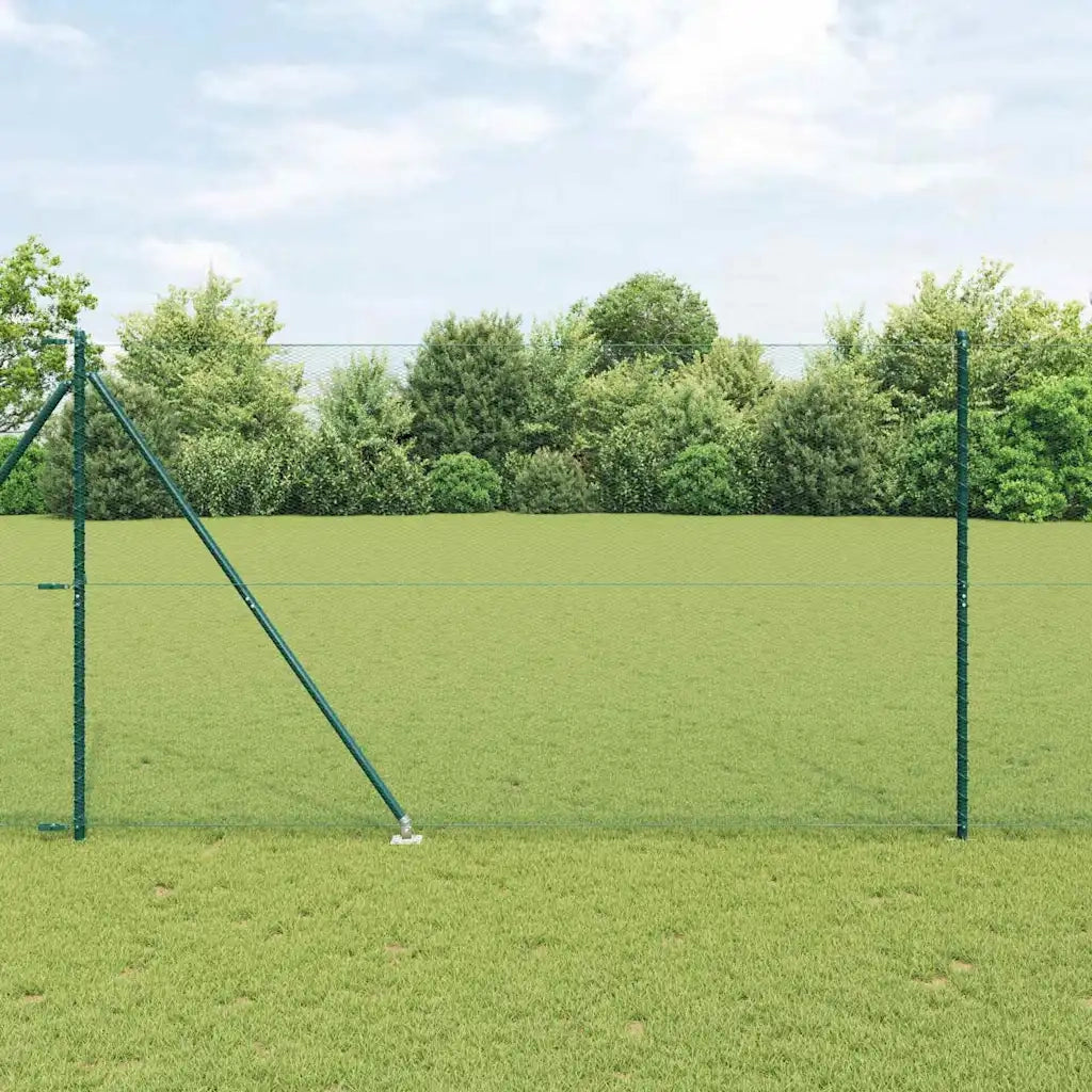 Palo della recinzione Verde 10 x 1,6 m (maglia da 13 mm)