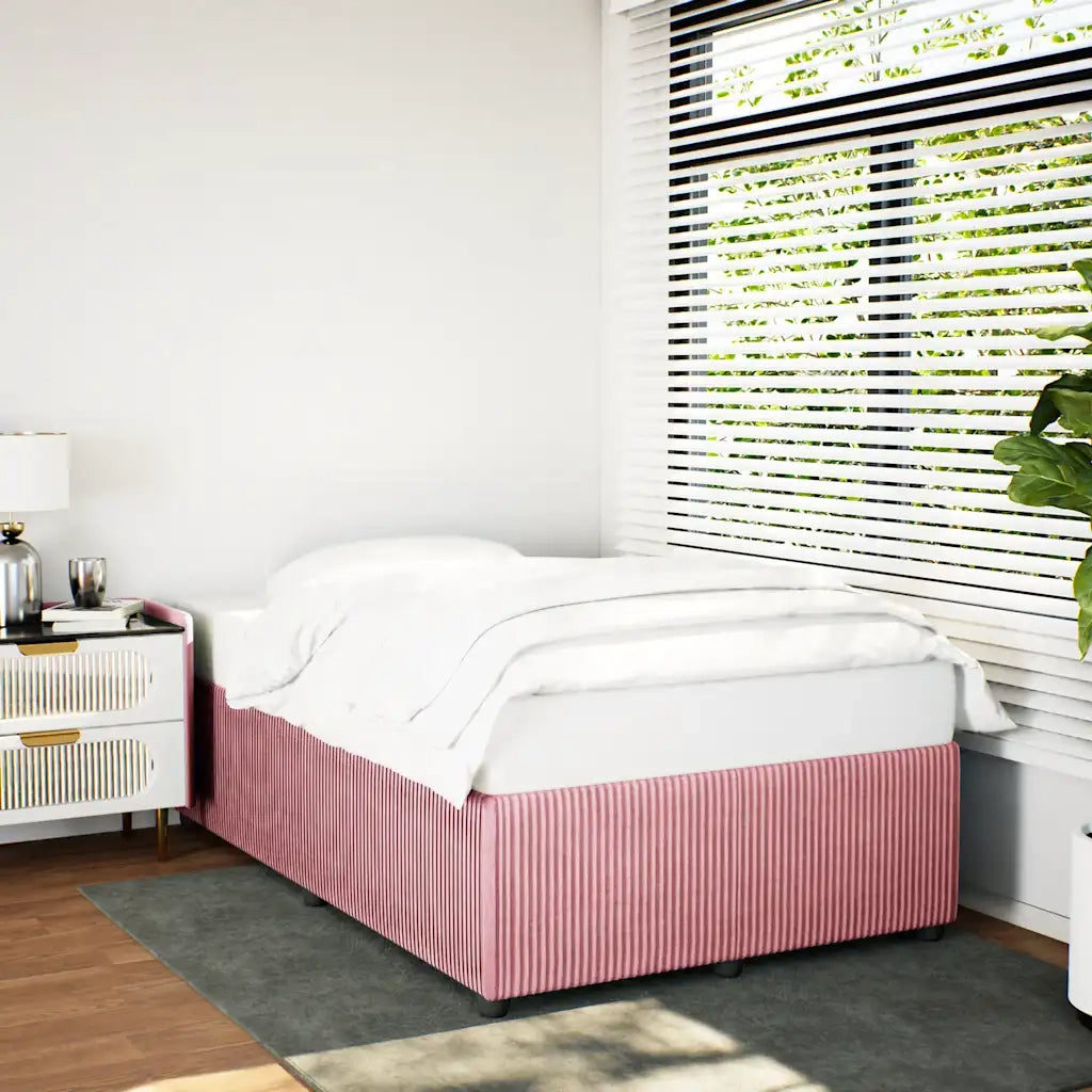 vidaXL Giroletto Rosa 120x200 cm in Velluto