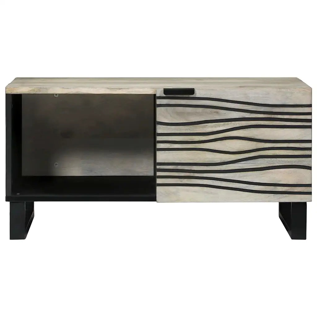 Tavolino da salotto Bianco 80 x 50 x 40 cm Legno ingegnerizzato 4017976