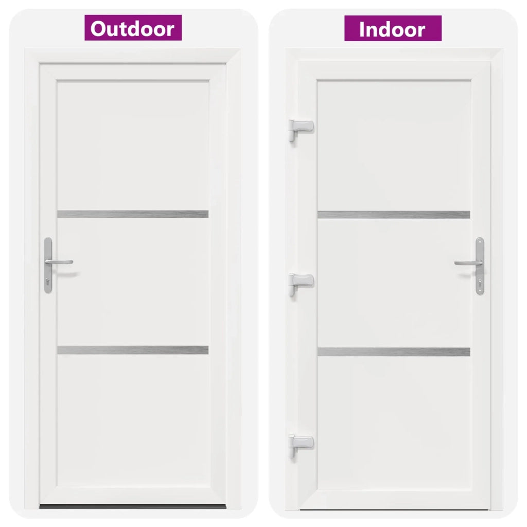 Porta Frontale Bianco 88 x 200 cm PVC 3445727
