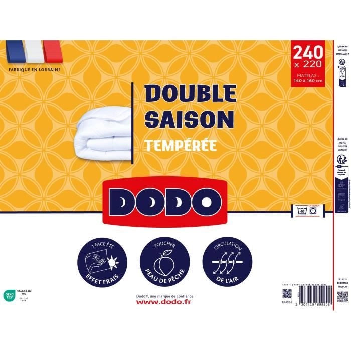 DODO - Piumino doppia stagione - 220 x 240 cm - 300 g/m - Volupt'air