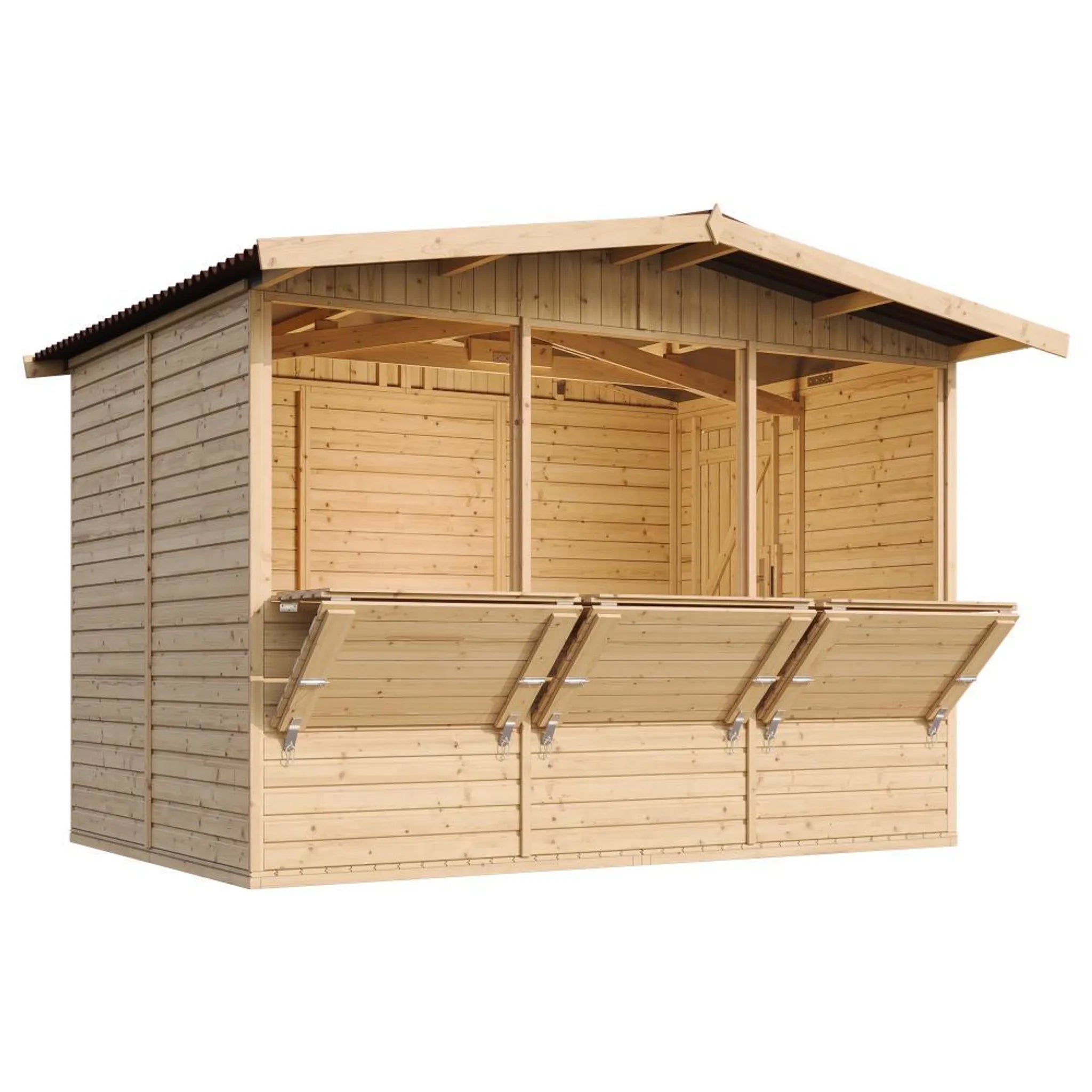 Chiosco in legno da giardino - 336x263 cm/6 m2 - TIMBELA M150A
