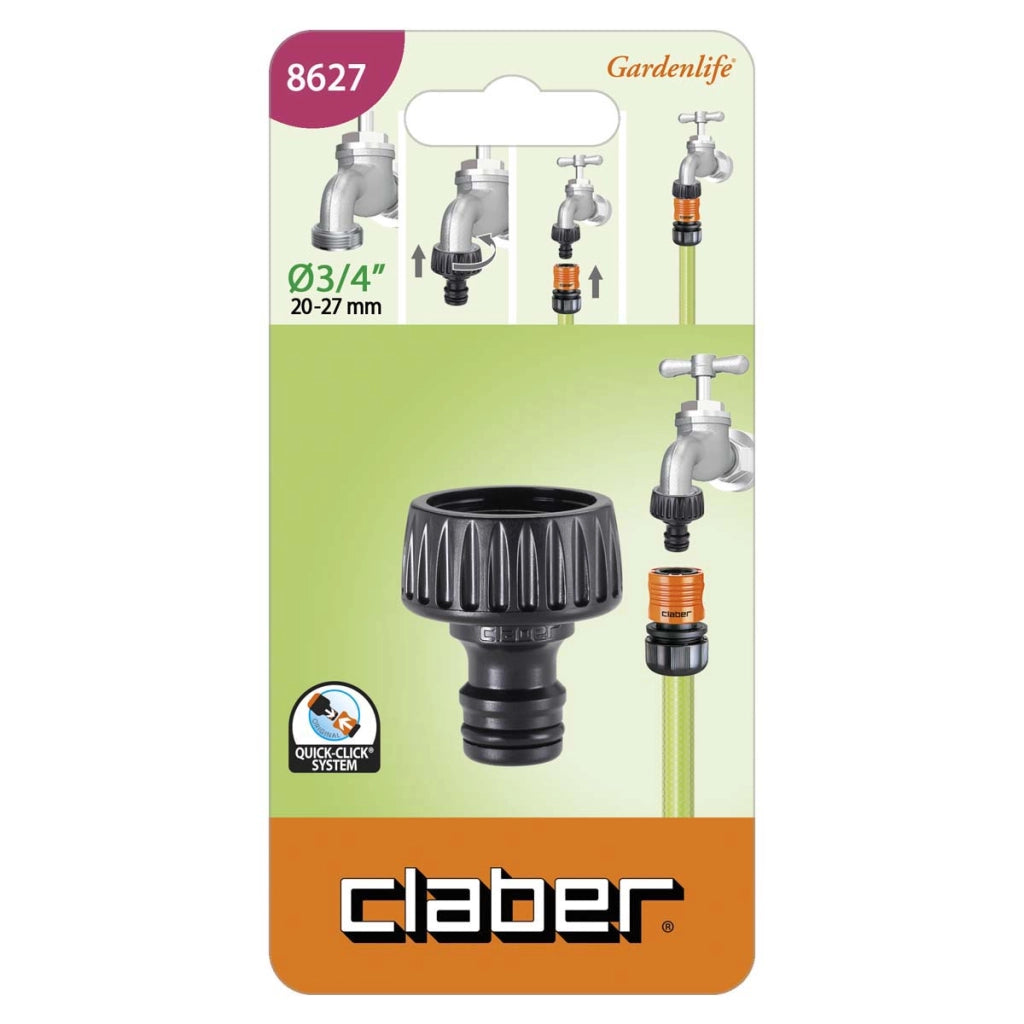PRESA RUBINETTO- - in blister, F 3/4 8627 - 14 blister CLABER