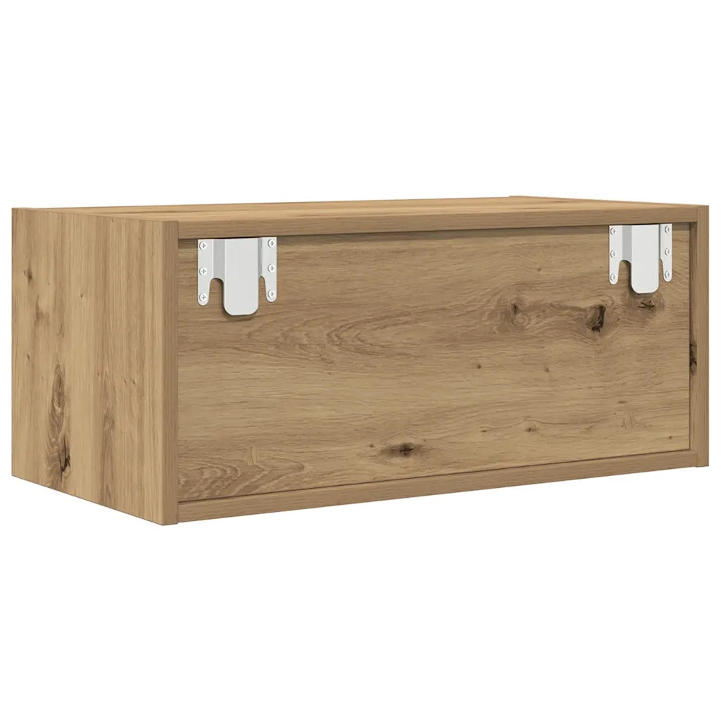 vidaXL Mobili Porta TV 2 pz Rovere Artigianale 60x31x25,5cm Truciolato