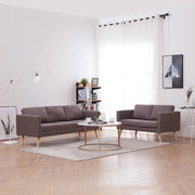 Set Divani 2 pz in Tessuto Grigio Talpa cod mxl 15861