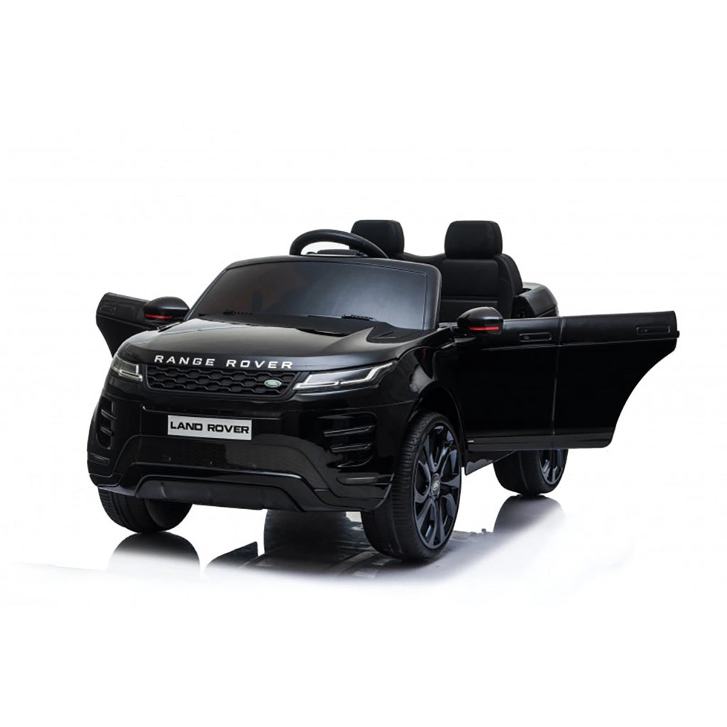 Macchina Elettrica per Bambini Licenza Land Rover Evoque 12V con Telecomando Nero