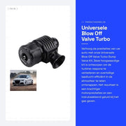 Valvola di Scarico Turbo Universale - Materiale in Alluminio Leggero - Forma a Corno - Diametro 25mm/1 pollice - Resistente allo Shock - affidabile per un Utilizzo a Lungo Termine - Ventilatore di Scarico Turbo