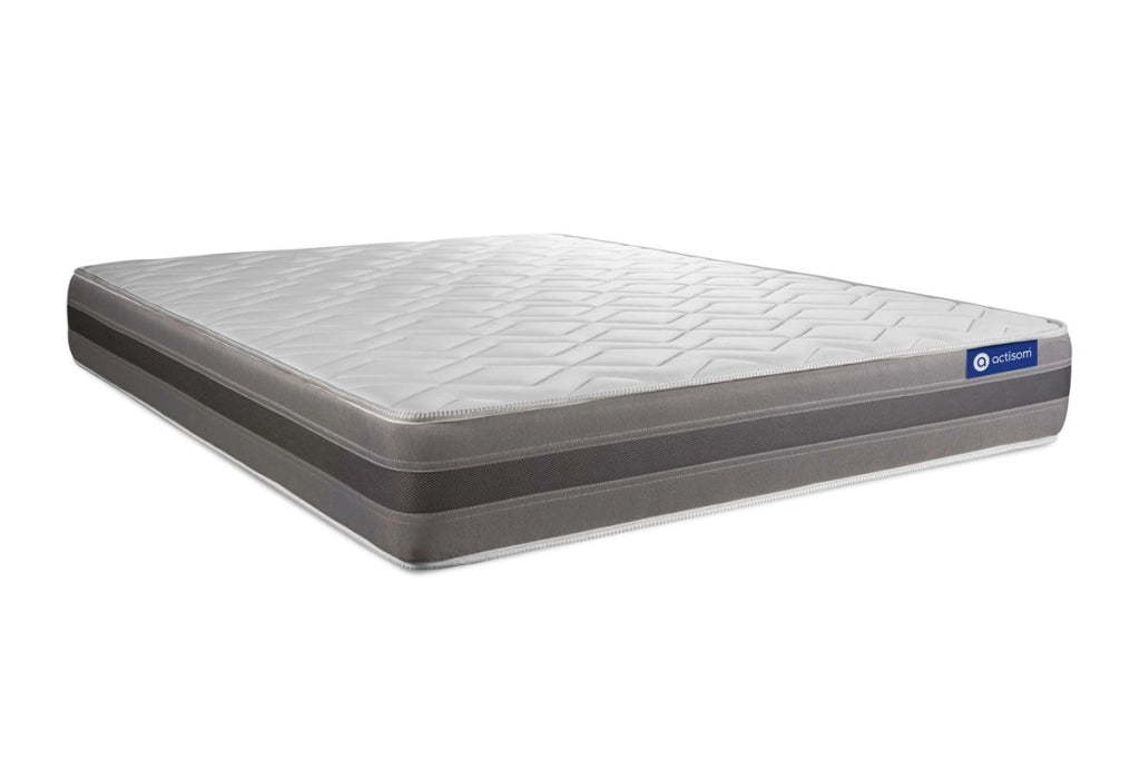 Kit rete e materasso Actiflex relax 120x210cm - Spessore : 24cm - Molle insacchettate e memory foam - Moderatamente rigido