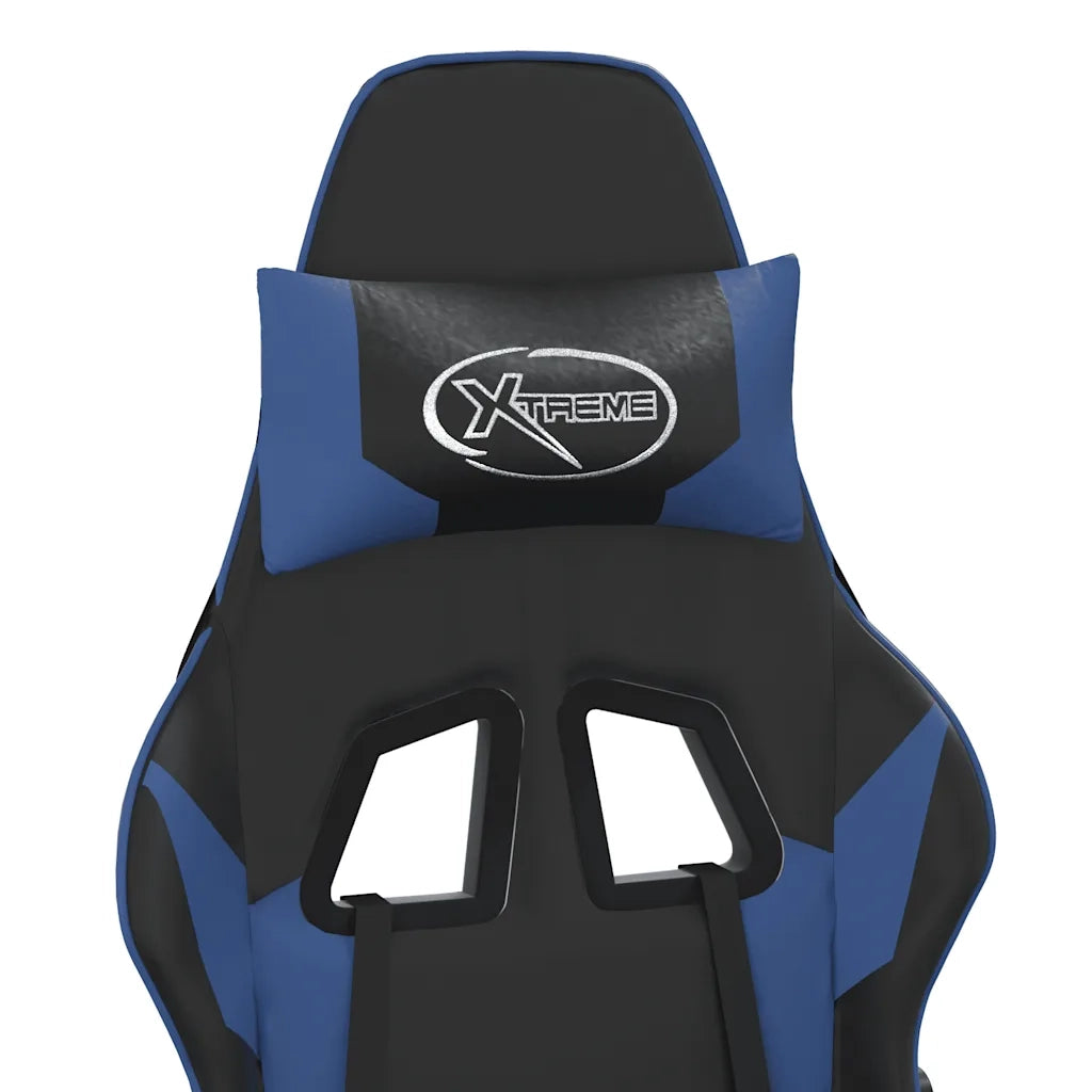 Sedia da Gaming | Sedia da e-sports Nera e Blu in Similpelle
