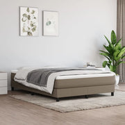 Struttura Letto a Rete a Molle Tortora 140x200 cm in Tessuto 3120520