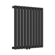 Radiatore a pannello piatto 449 watt acciaio 60 x 60 cm nero 03_0010448