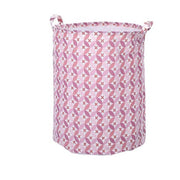 Trade Shop - Cesto Sacco Porta Biancheria Portabiancheria In Tessuto Salvaspazio Rosa 79211 -