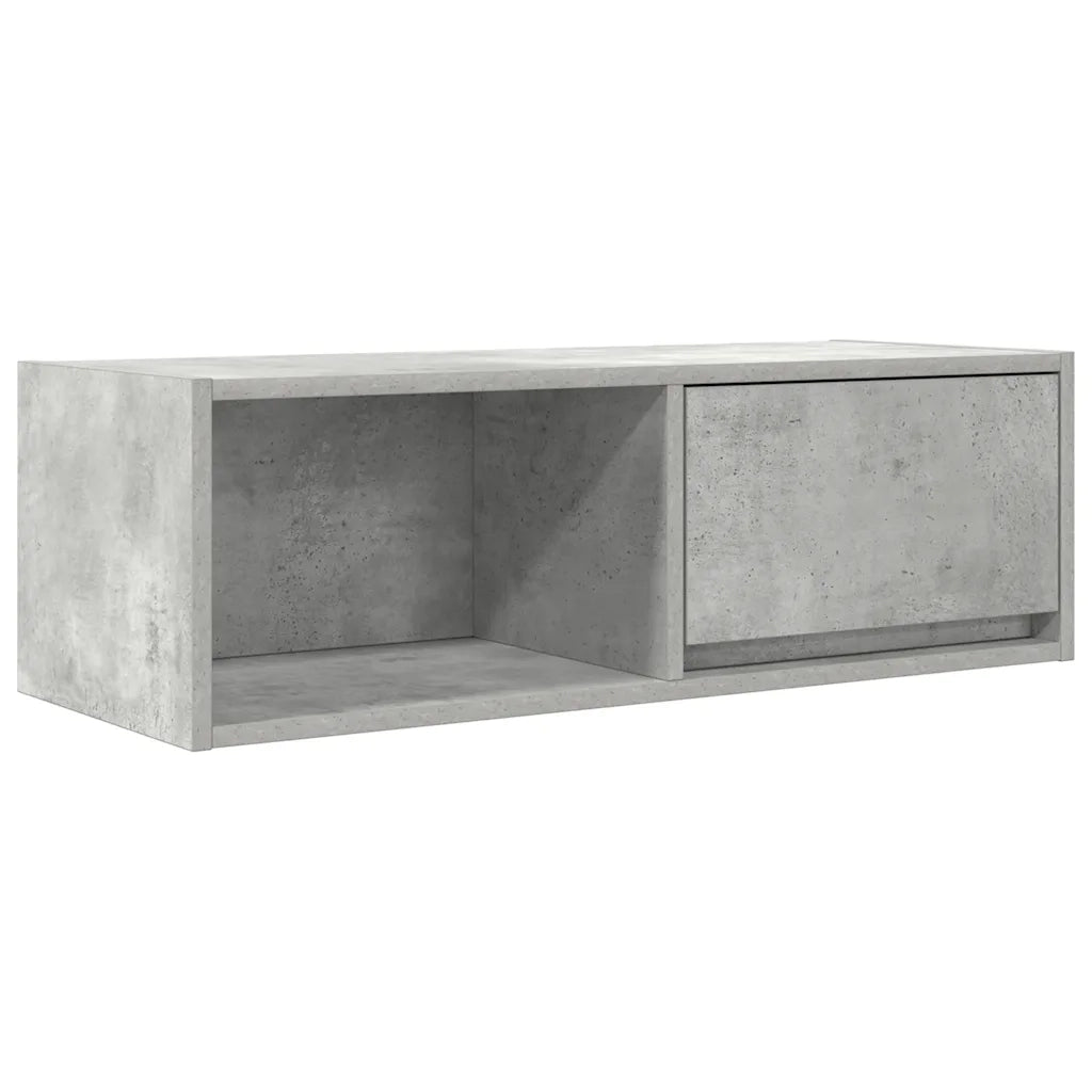Mobili TV 2 pz Grigio Cemento 80x31x25,5cm in Legno Multistrato 861461