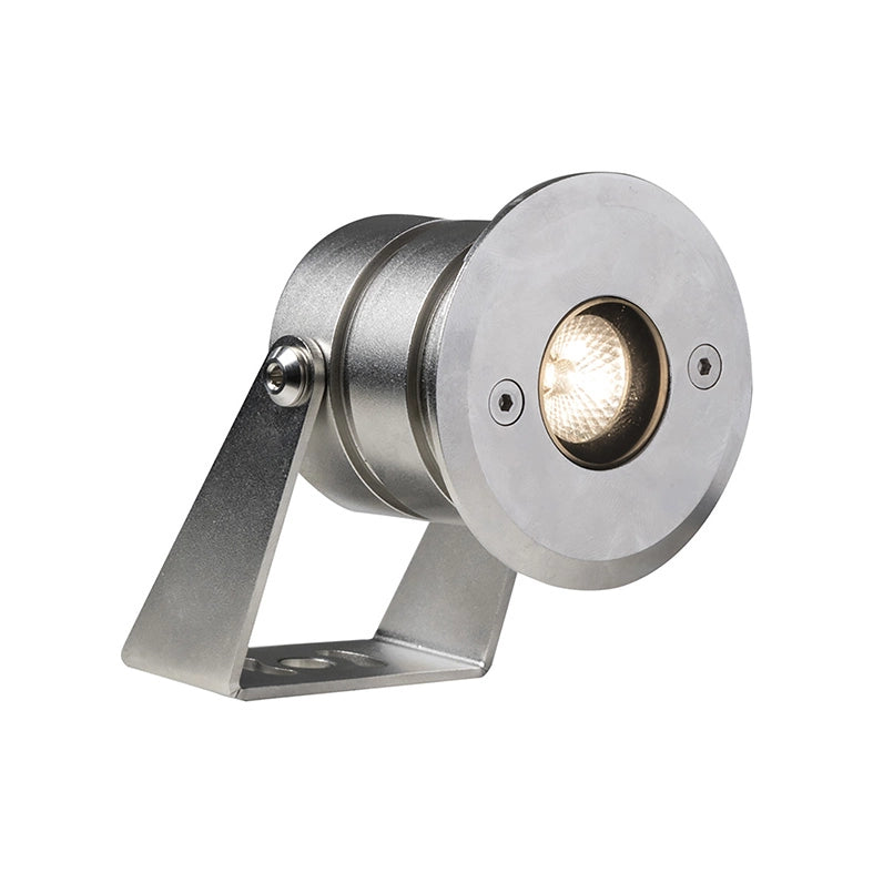 Proiettore LED SWITCH.1 Orientabile 3W 4000K IP68 IK07 in Acciaio Inox AISI316 - Rossini Illuminazione Esterna Professionale