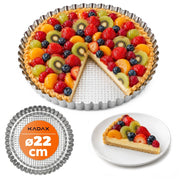 Teglia rotonda antiaderente per crostate KADAX, 22 cm